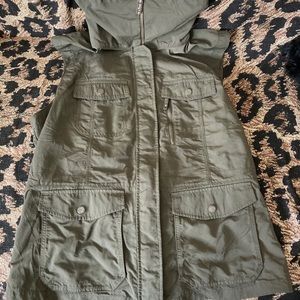 Army green Eddie Bauer utility vest